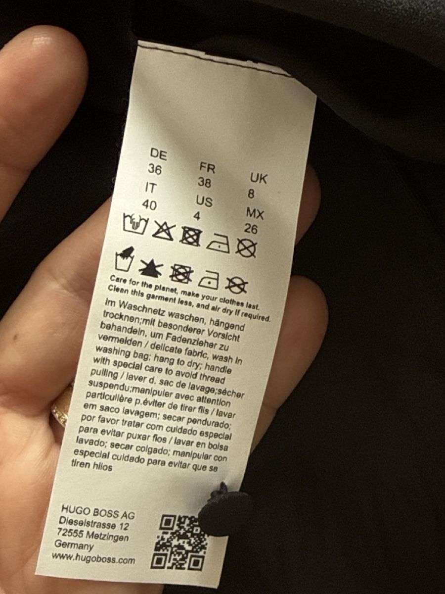 Hugo Boss Camicette: HUGO Bluse, Schwarz, Spitze, Gr. 36, neu – Nuovo (secondo la descrizione) da Luzern venduto da Fullmoon68 2