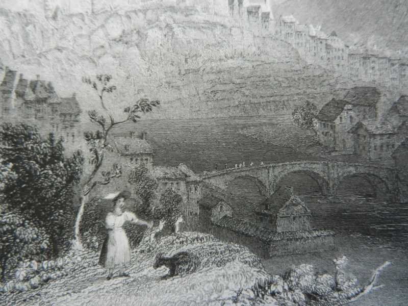 Incisioni: Fribourg von Bartlett – Usato da Risch venduto da Rischli15 9