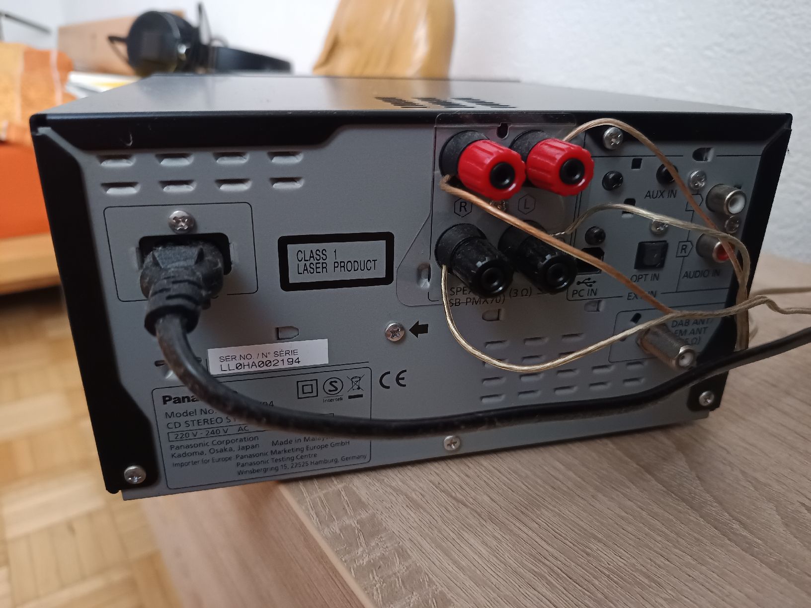 Panasonic Lettore multimediale & Streamer: Panasonic Stereo Anlage SA-PMX94 mit 2 Lautsprecher – Usato da Olten venduto da Slaven_Todorovic 7