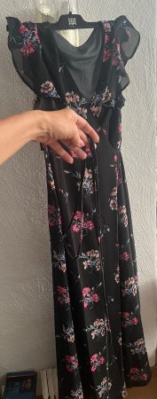 Sommerwickelklei Blumenmuster dunkeltannengrün