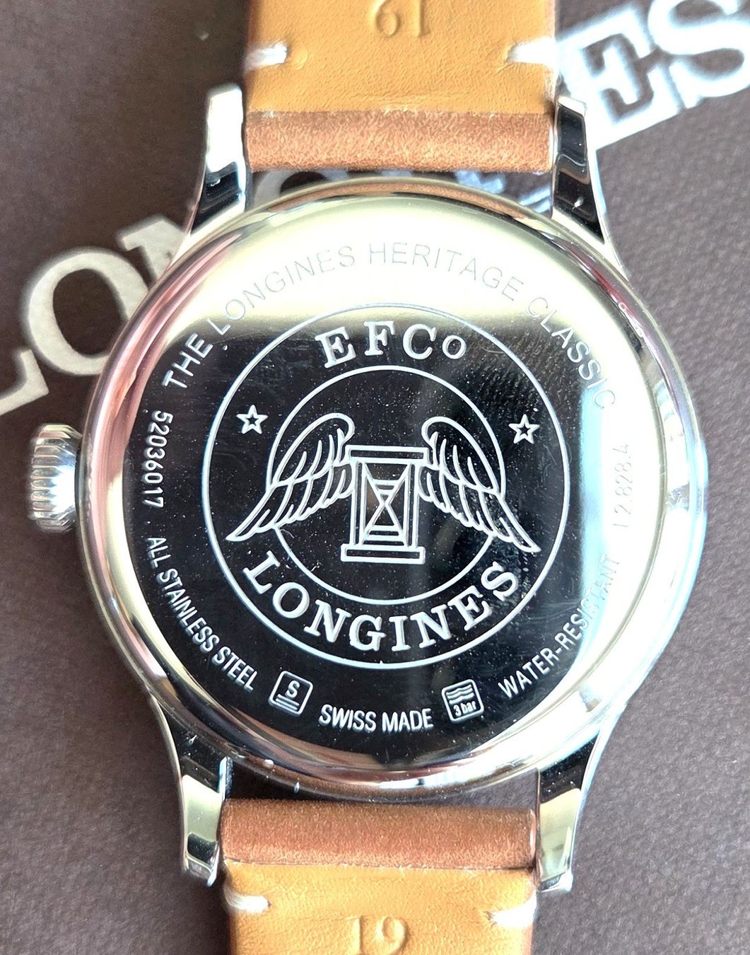 Longines Uhren: Longines Héritage Ref. L2 828 4 53 2 – Neu und originalverpackt aus Bottighofen von Absaras 4