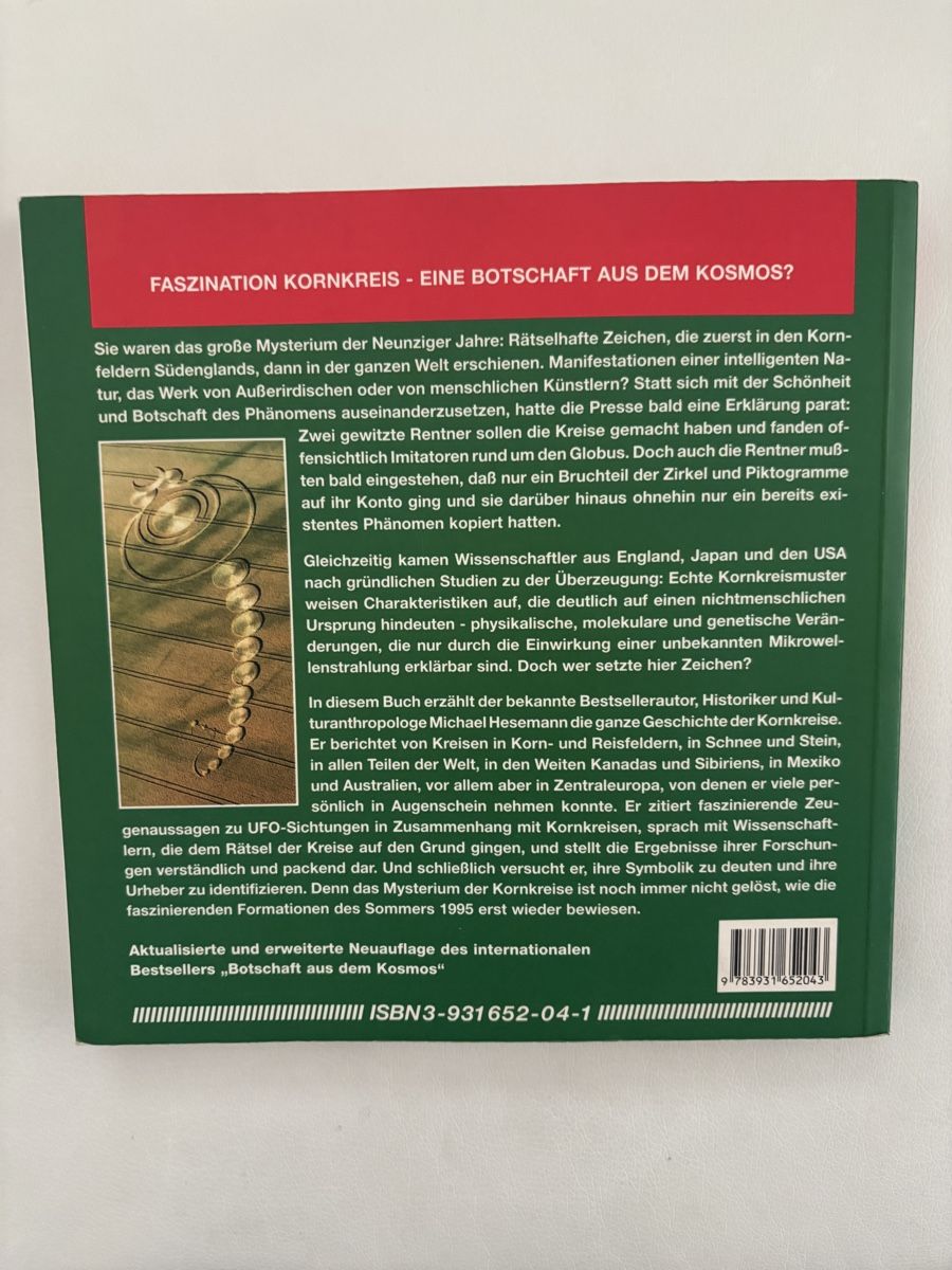 Libri: Kornkreise Michael Hesemann – Usato da Basel venduto da NellyBotti 1