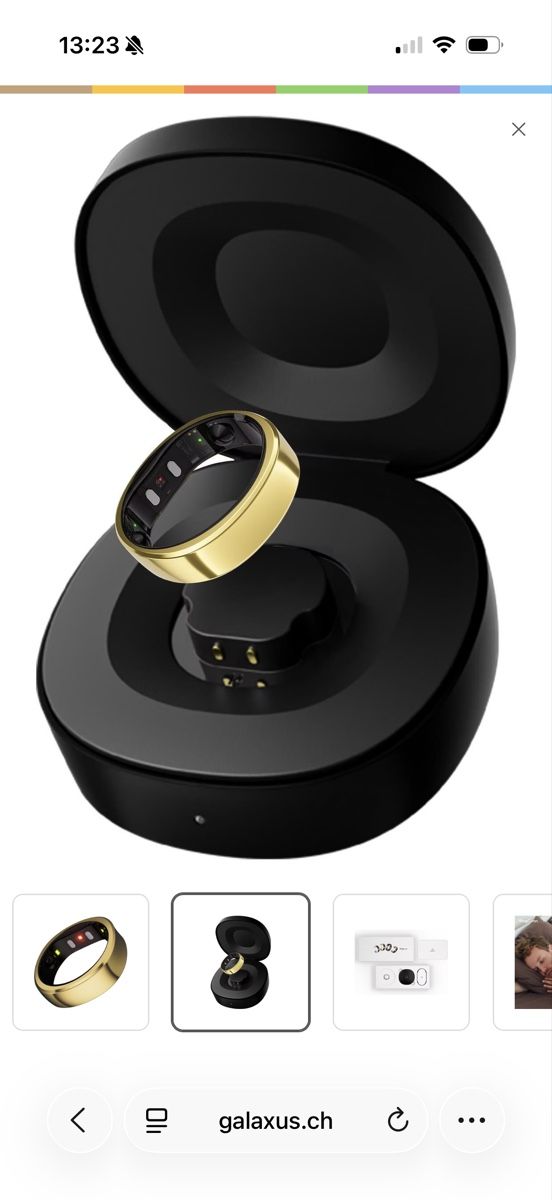 Smartwatch: RingConn Smart Ring Gen2 Gr. 9 in Gold – Gebraucht aus Zürich von kri_d25l 4