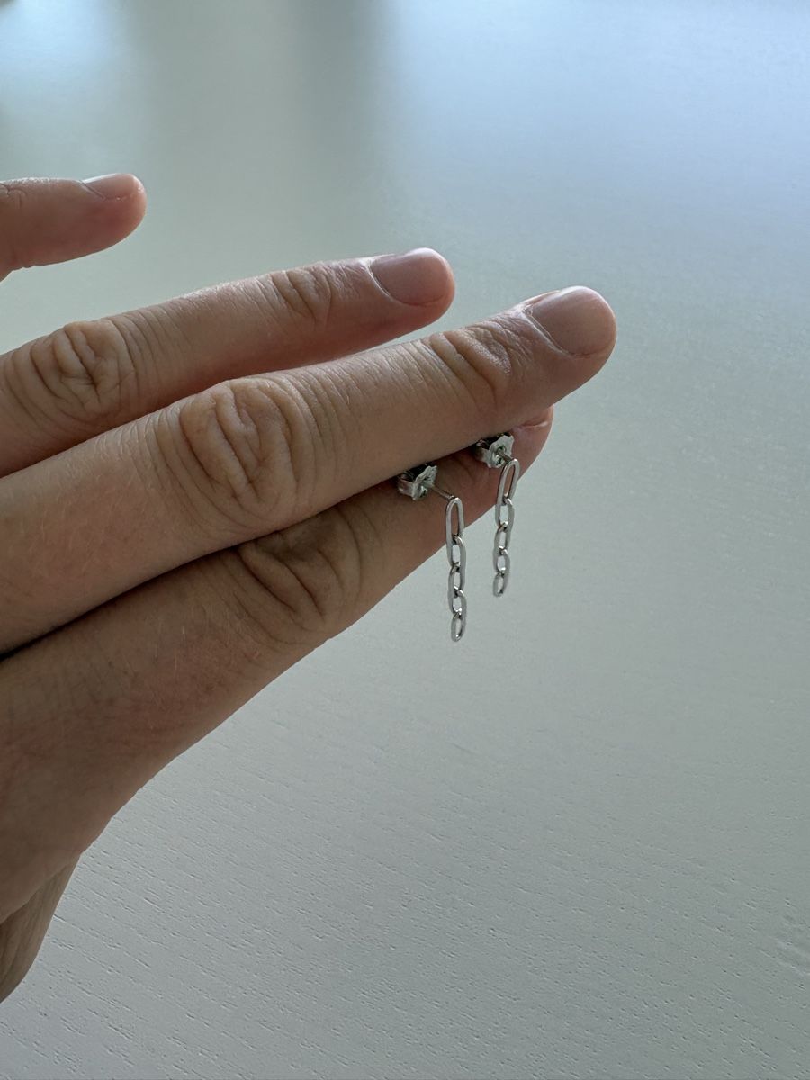Ohrringe & -stecker: Ohrhänger in Kettenoptik, 925 Echtsilber  – Neu (gemäss Beschreibung) aus Thun von _Cathy 2