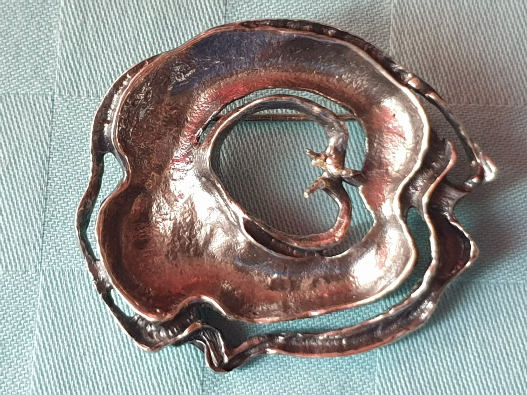 Spille & Fermagli: Silber Brosche 925 Relo Design Vintage Schmuck elegant – Usato da Mörschwil venduto da spirspi