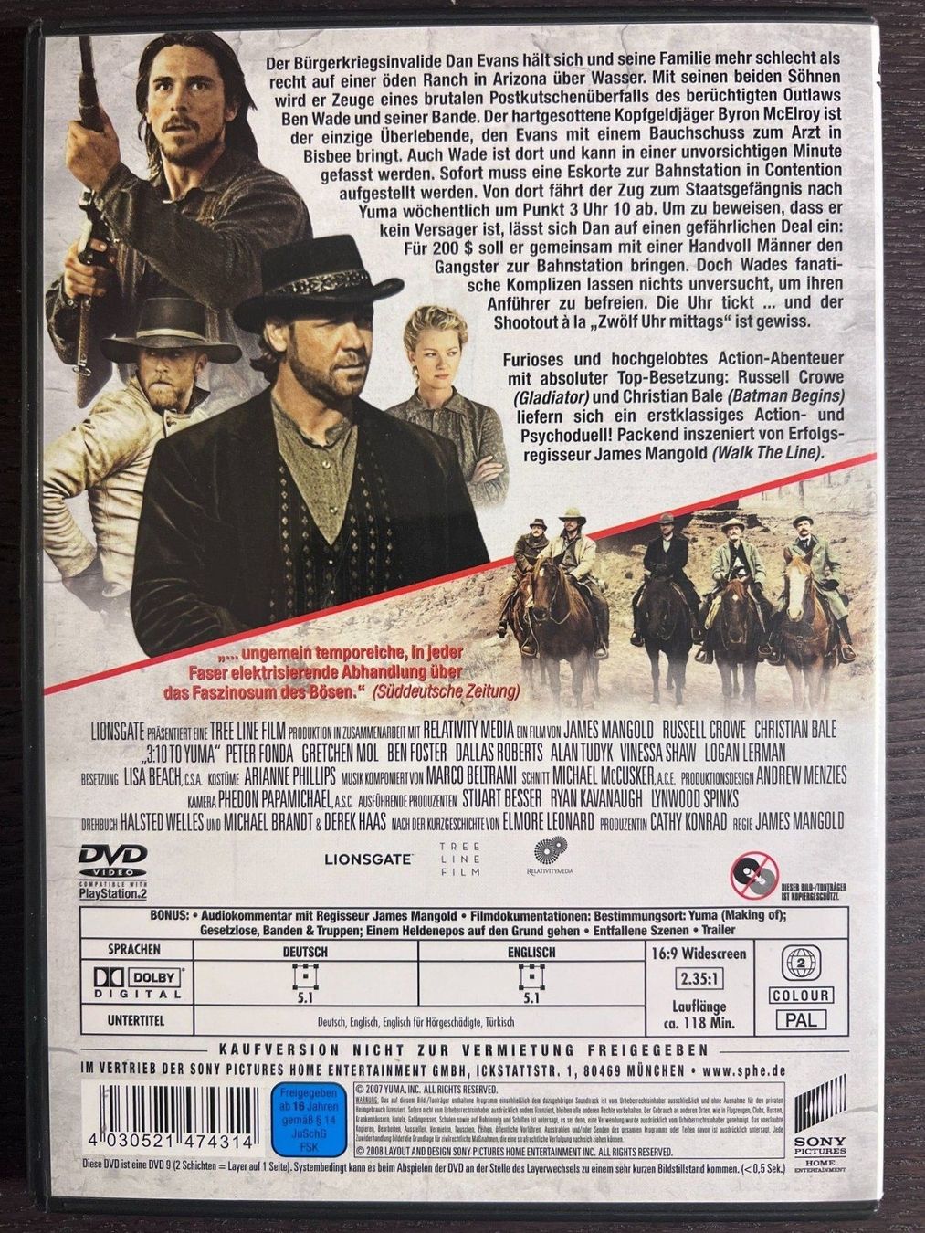 Tutti i DVDs: Todeszug nach Yuma – Usato da Zürich venduto da FilmFreunde 1