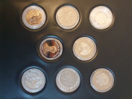 ECU Album Münzen Servus Europa Austria Gedenkmünzen Medaille