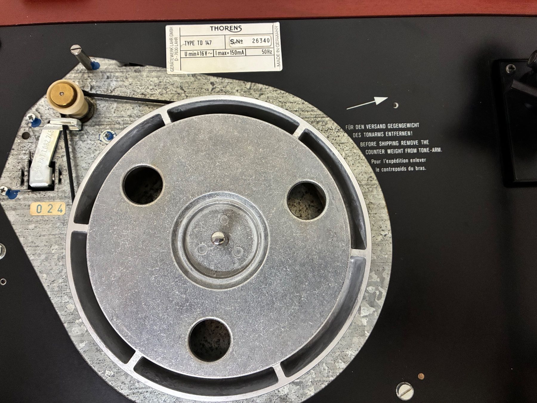 Thorens Giradischi: Selten & Wunderschönes Thorens TD 147, neu restauriert – Usato da Döttingen venduto da zha_xh2w 4