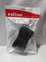 Gaine tressée noire Roline 25m, neuve