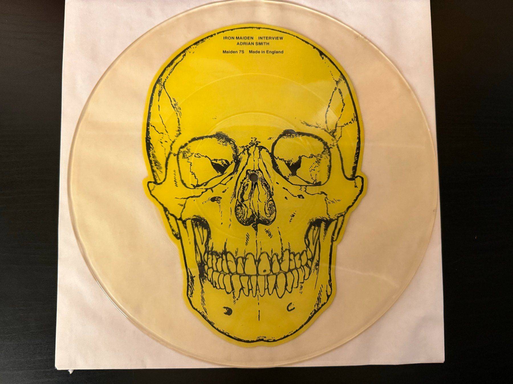 Iron Maiden – Adrian Smith Interview Disc [7" Shape UK] | Kaufen auf ...