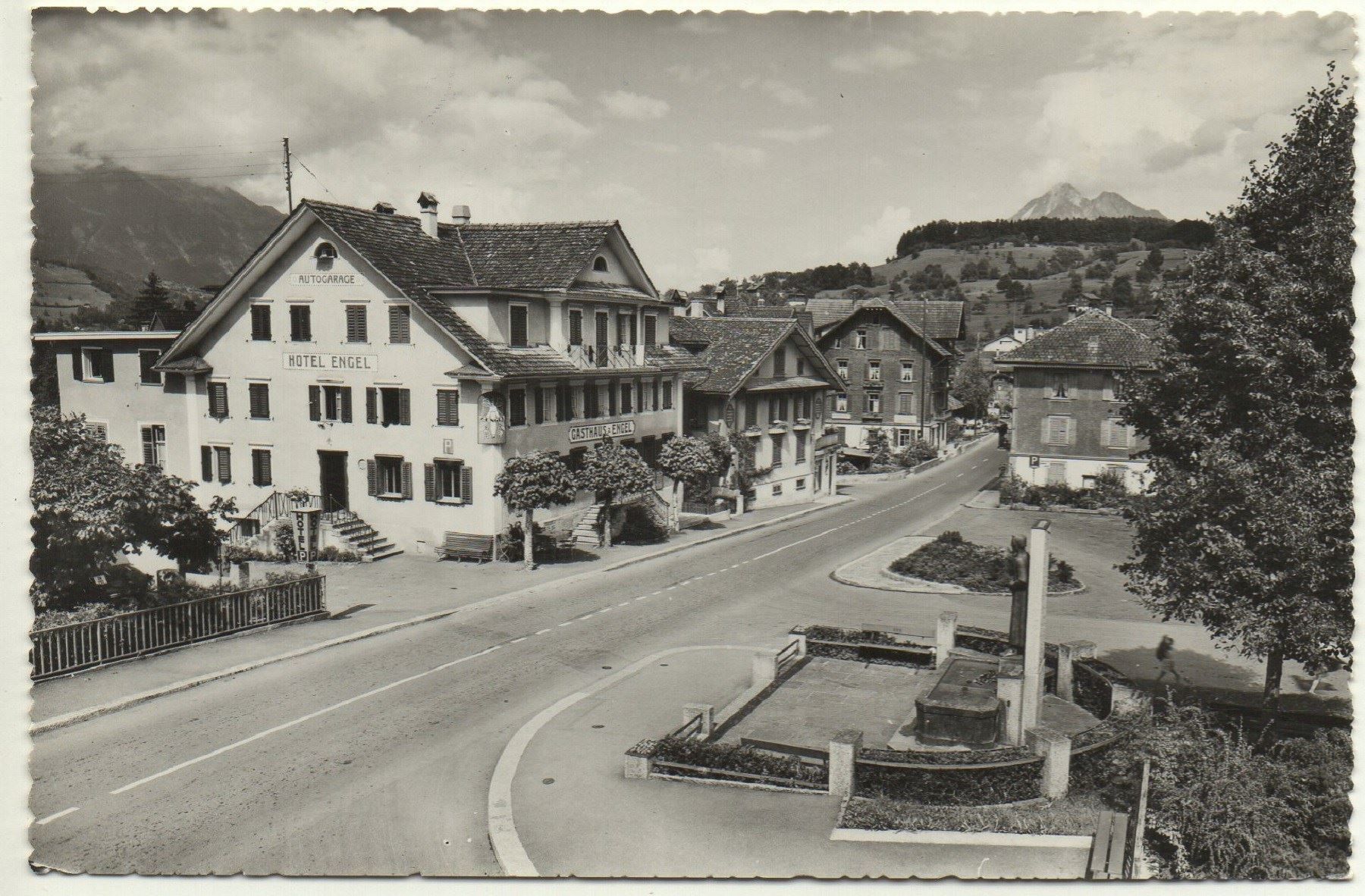Cartoline postali: SACHSELN Hotel Engel – Usato da Jona venduto da philajona