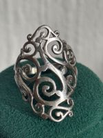 Bague filigrane argent 925 -T57 vintage...