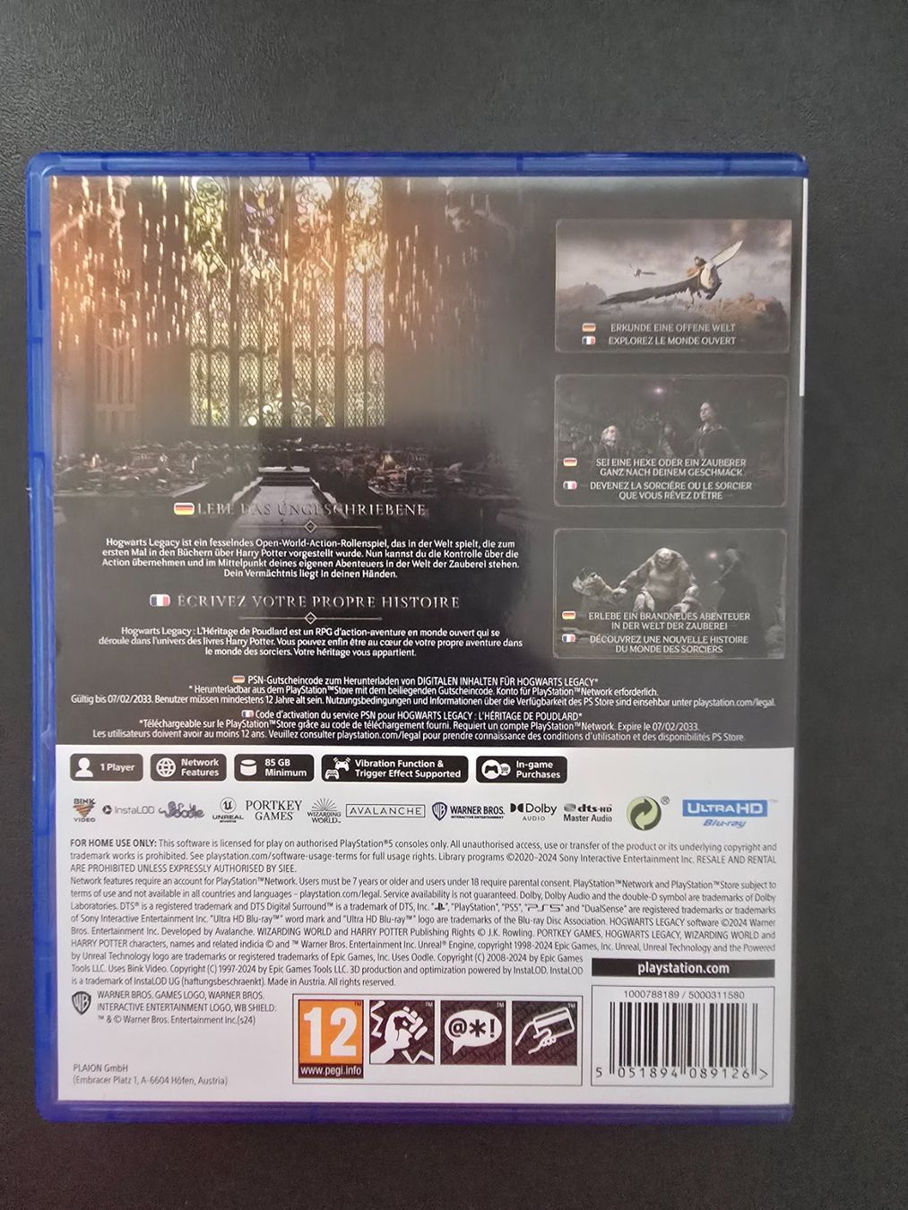 Sony Spiele: Hogwarts Legacy für PS5 – Gebraucht aus Chur von 1996hiphop 1