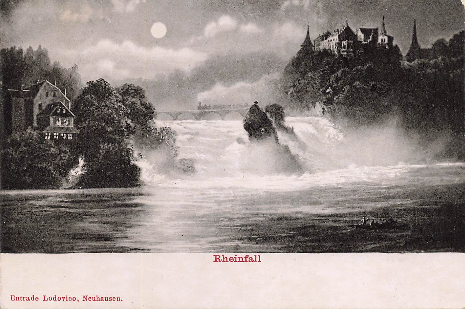 Cartoline postali: Rheinfall Schaffhausen – Usato da Biasca venduto da Blenio71