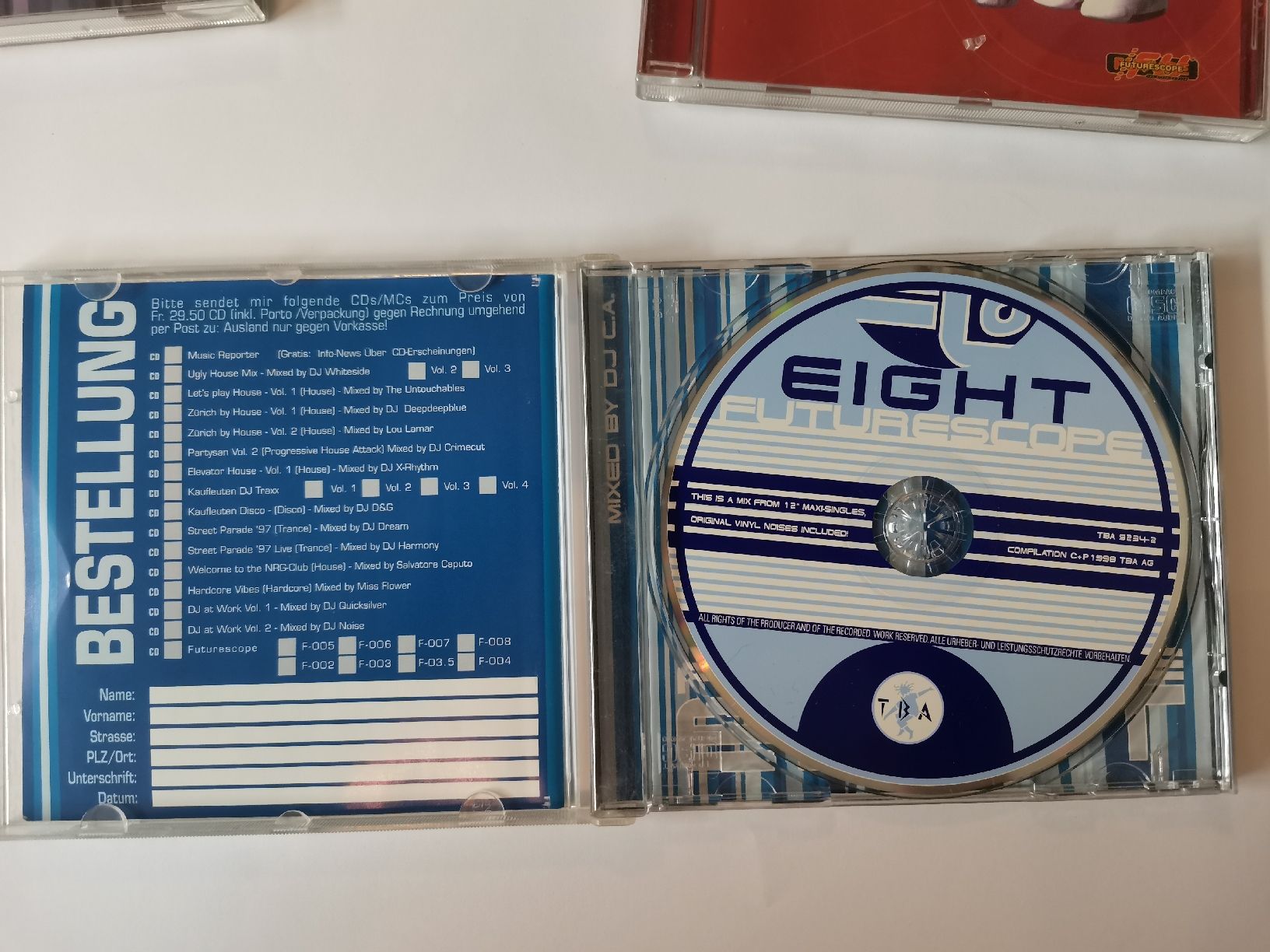 CD: Futurescope CD Collection 7, 8, 9 Mixed by DJ C.A. 3er Pack – Usato da St. Antoni venduto da AJTurner 5