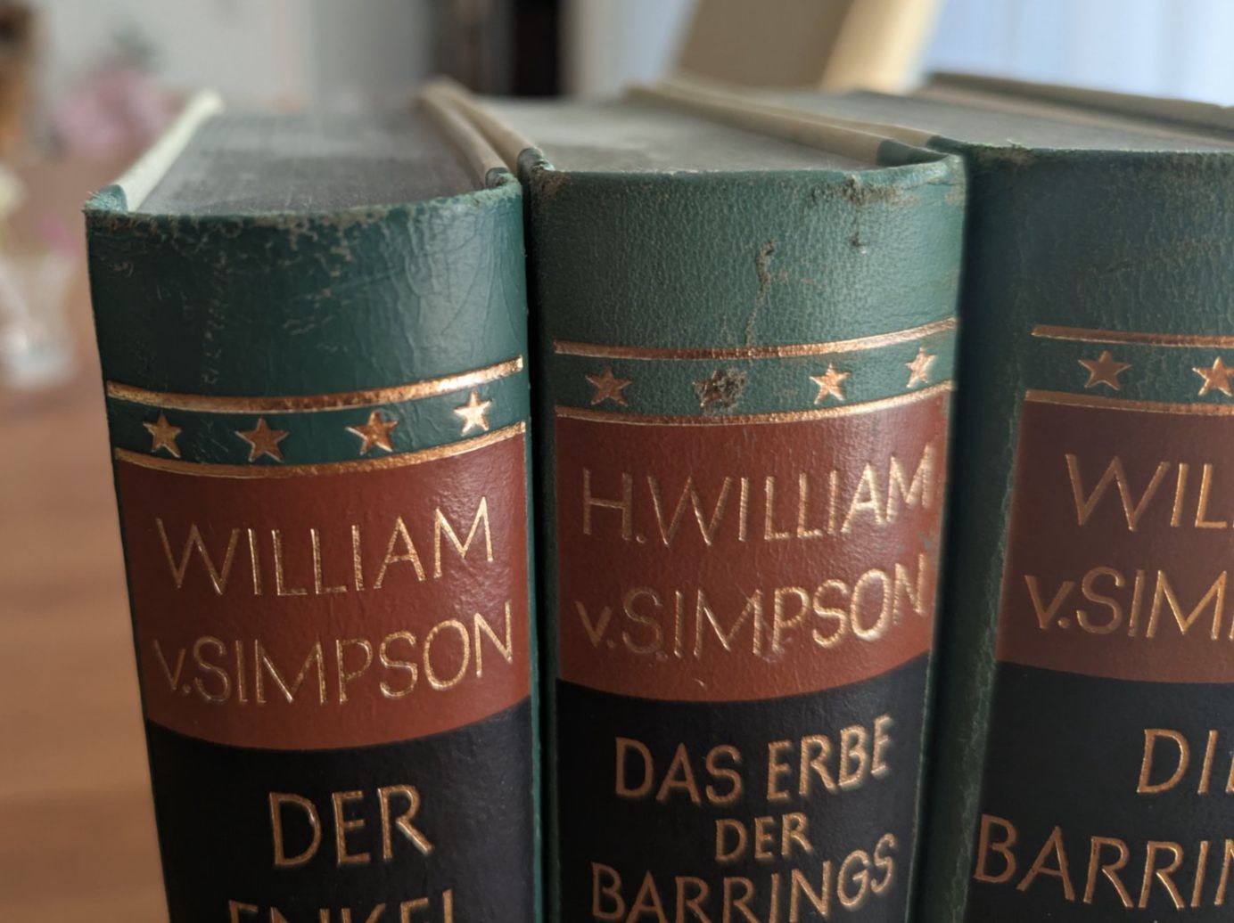 Libri: William Simpson Barrings Romane, 3 Bände, Top Zustand – Usato da Zürich venduto da but_9lq6 2