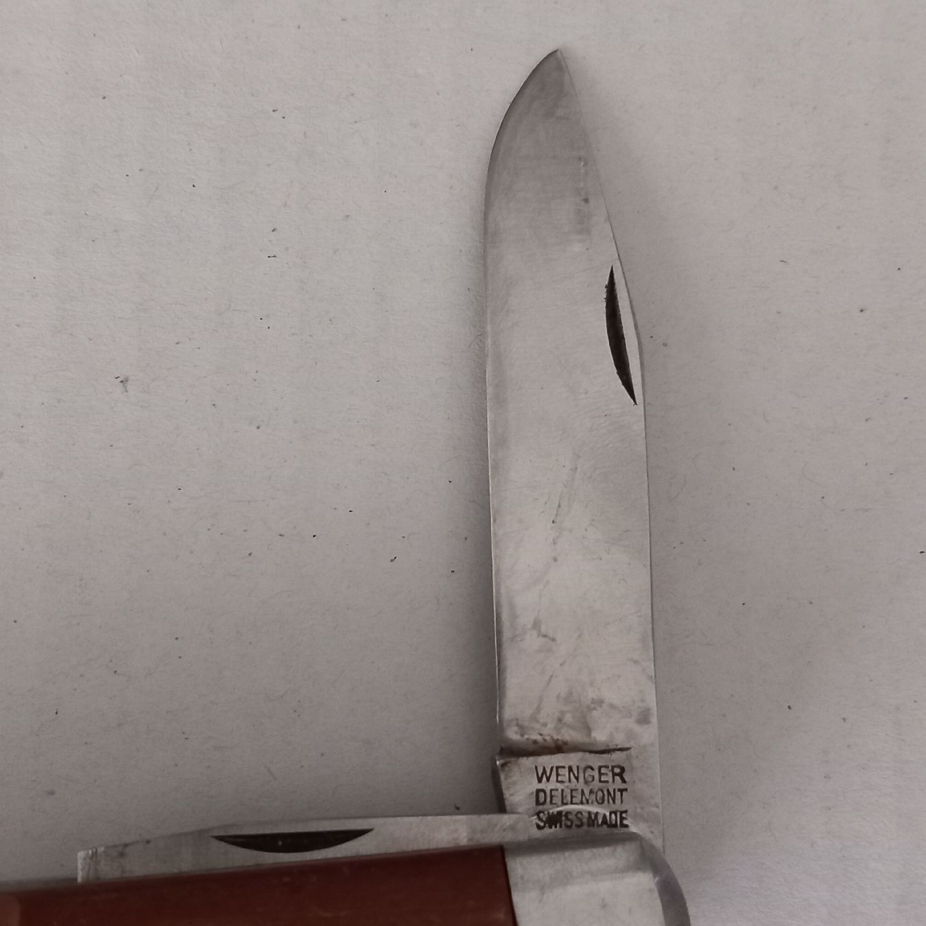 Wenger Taschenmesser: Wenger Sackmesser, Holzgriff, Vintage Swiss made wengerinox  – Gebraucht aus Rebstein von Zauberwelt14 9