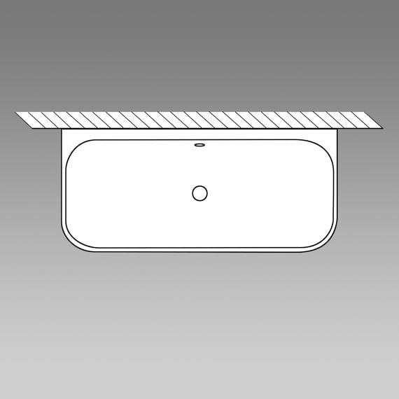 Vasche da bagno: Badewanne Duravit Durasquare, Vorwandversion weiss matt – Nuovo e nell'imballaggio originale da Amriswil venduto da deluxe_bad 4
