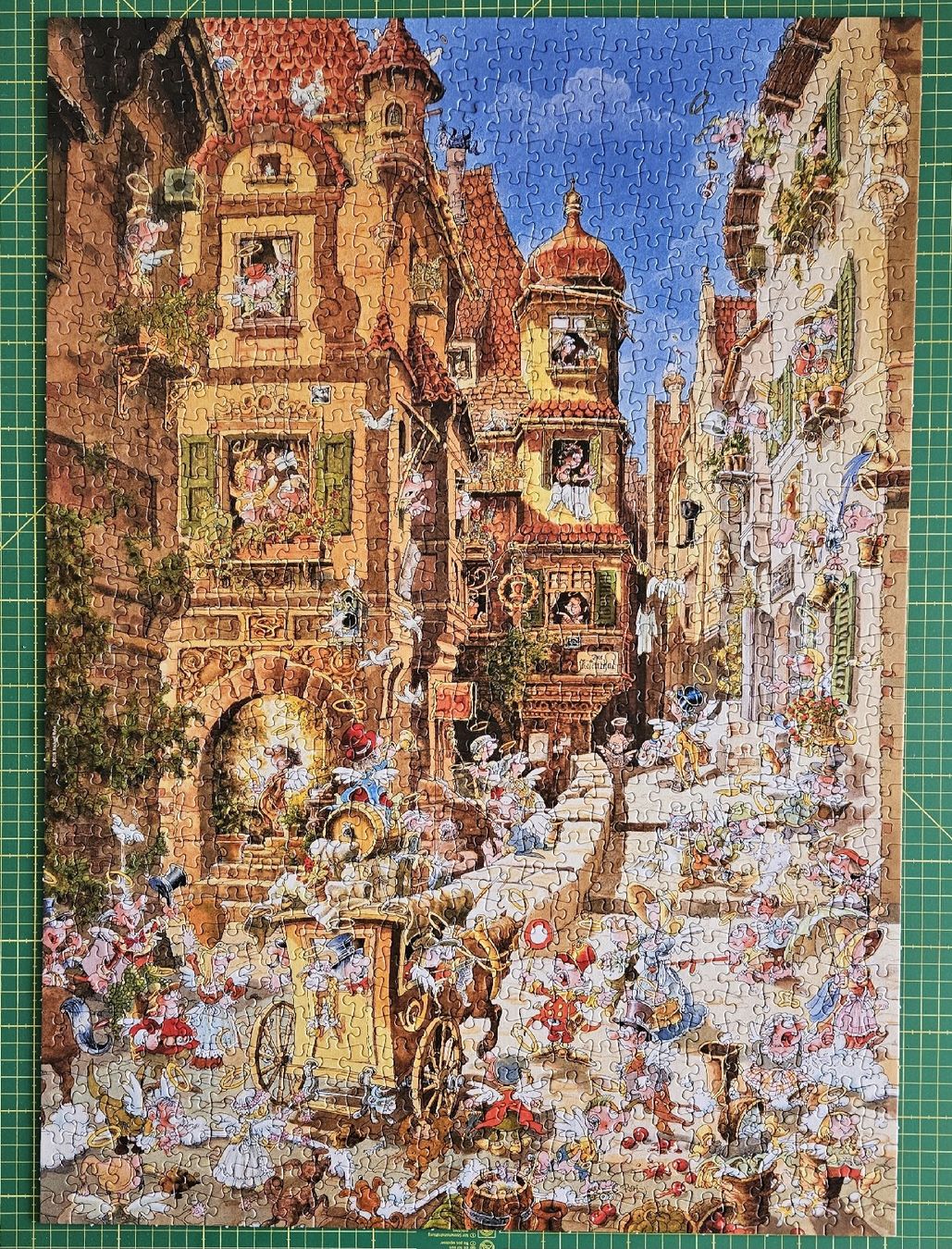 Heye Puzzle: Heye Puzzle 'Romantic Town By Day', Michael Ryba – Nuovo (secondo la descrizione) da Teufen AR venduto da patchouli13 2