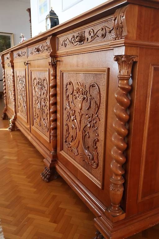 Credenze: Mobile buffet in noce (prezzo trattabile) – Usato da Rovio venduto da martasulmoni 1