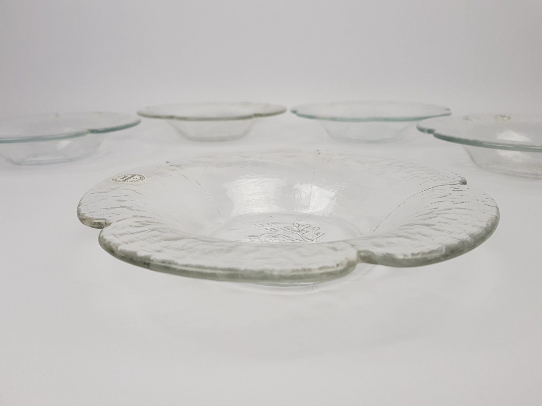 Glasi Hergiswil Set di piatti: GLASI HERGISWIL Glasschälchen 5 Stk. – Usato da Suhr venduto da Restwert_Suhr 5