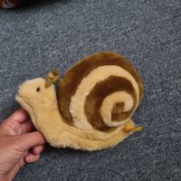 Plüschtier Schnecke steiff mit Knopf