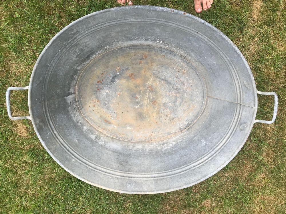 Grosser Zuber Zinkwanne 80 Liter Kaufen auf Ricardo