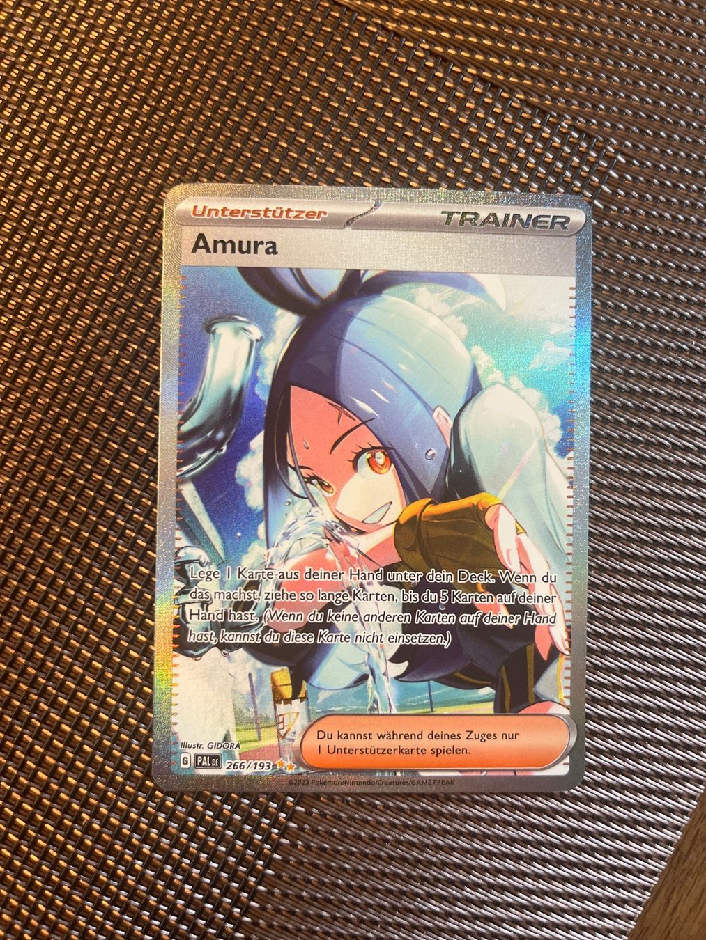 Pokémon Carte collezionabili: Pokemon Amura Paldea Evolved Special Art Rare Deutsch – Nuovo (secondo la descrizione) da Wabern venduto da Collectfun