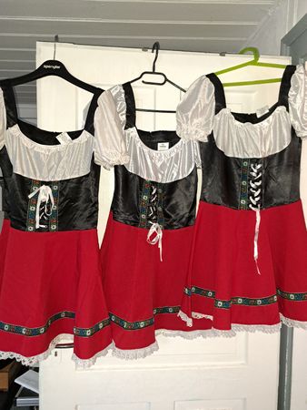 3 Dirndl Gr.38 ungetragen /Fasnacht/Oktoberfest