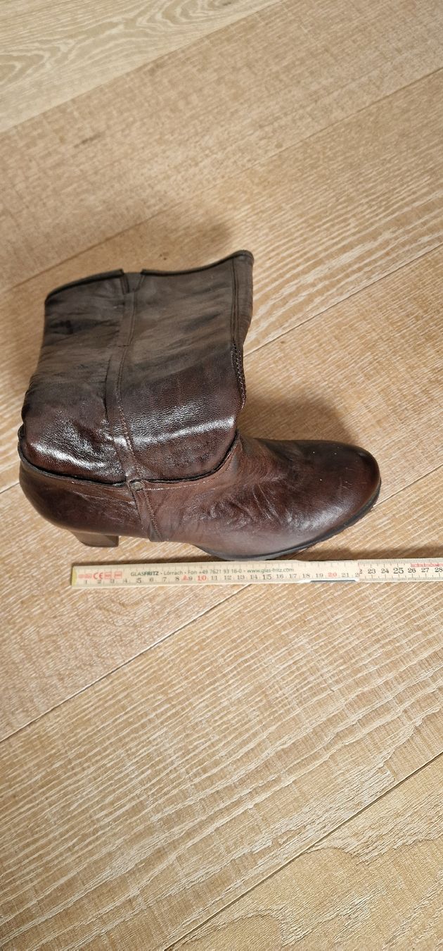 Scarpe da donna: Pastio brauner Lederstiefel, Gr. 39 – Usato da Rapperswil BE venduto da Odev 1