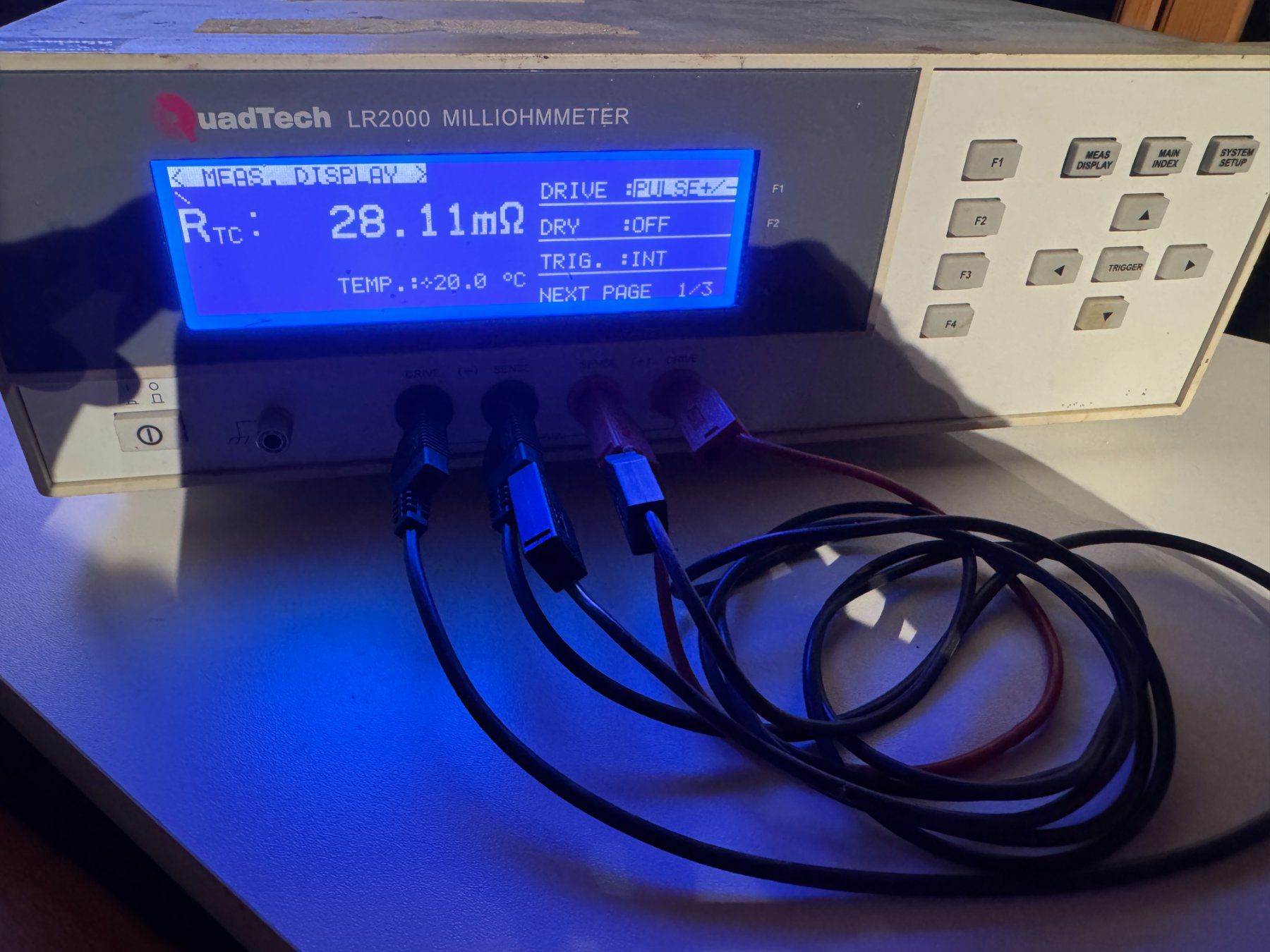 Misurare: QuadTech LR2000 Milliohmmeter – Usato da Hörhausen venduto da SevenTimesSix 1