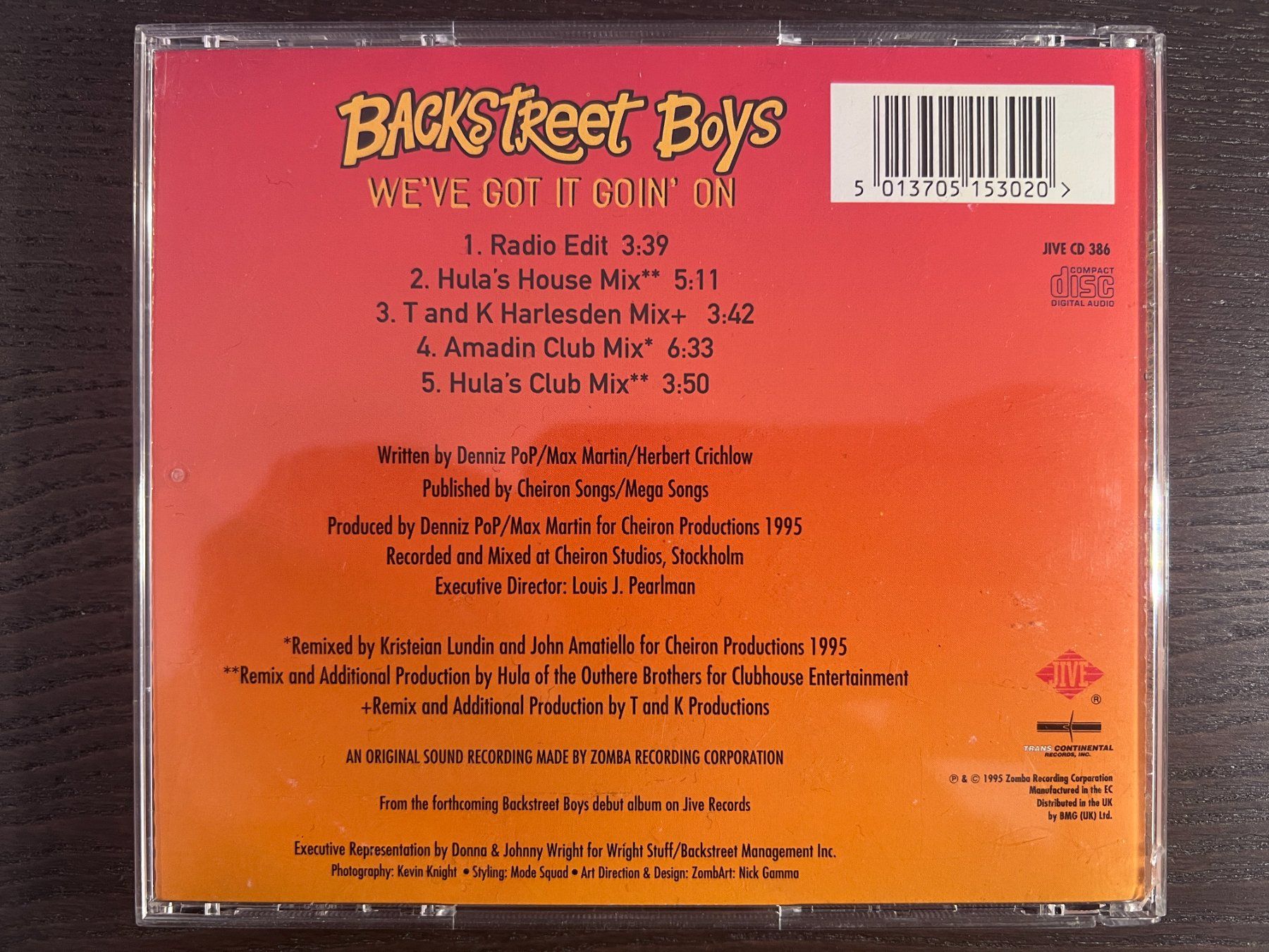 CD: Backstreet Boys - We've Got It Goin' On – Usato da Zürich venduto da MusikFreunde 1