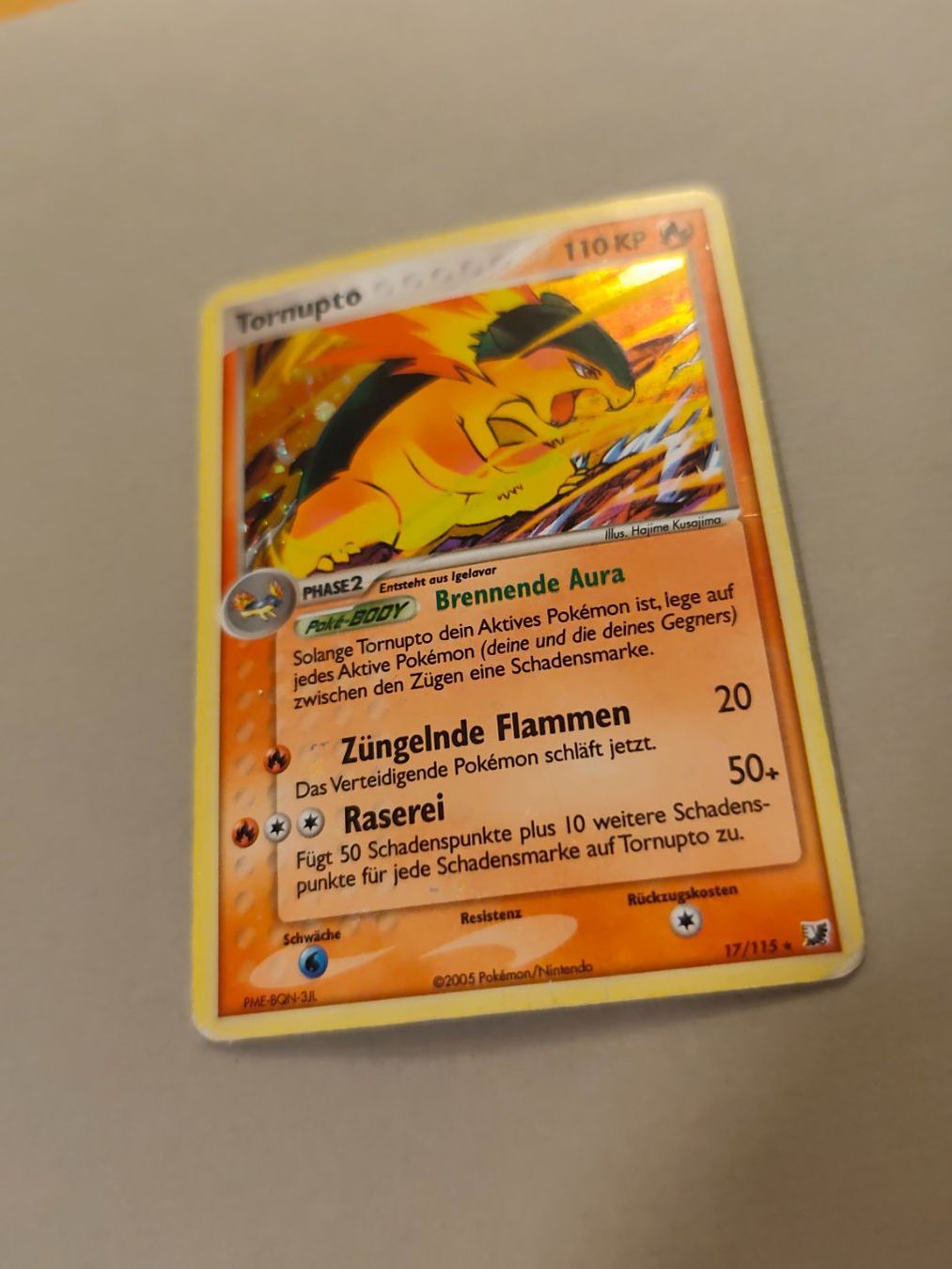 Pokémon Carte collezionabili: Tornupto Holo / Typhlosion Holo - Ex Verborgene Mächte – Usato da Kehrsatz venduto da Riyouu 2