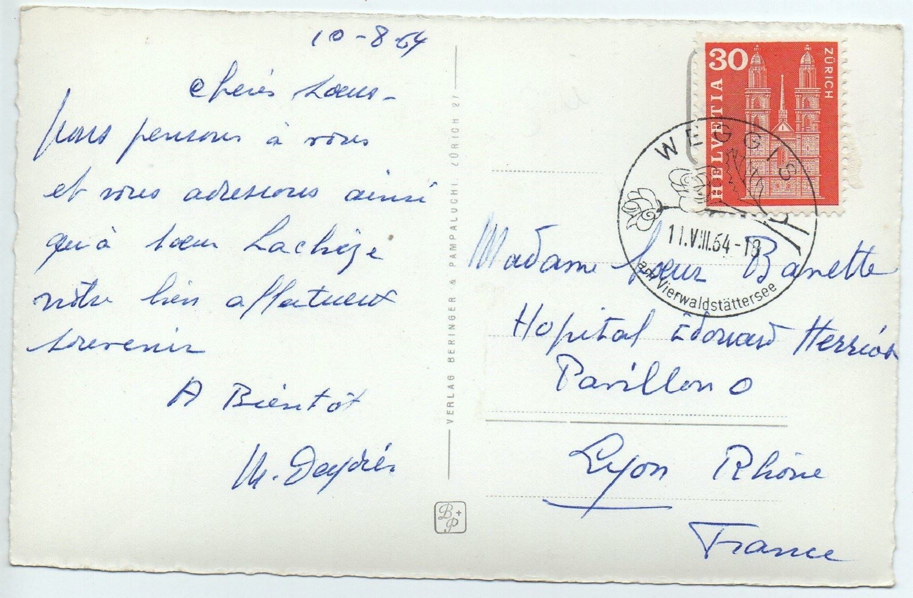 Cartoline postali: WEGGIS – Usato da Jona venduto da philajona 1