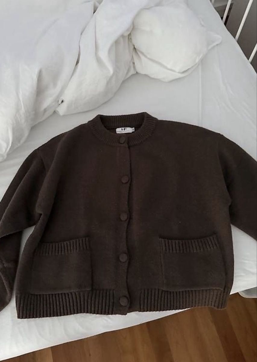 Vestes: Brauner Cardigan Gr M – D'occasion à Dietlikon par lizz.yy