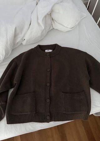 Brauner Cardigan Gr M