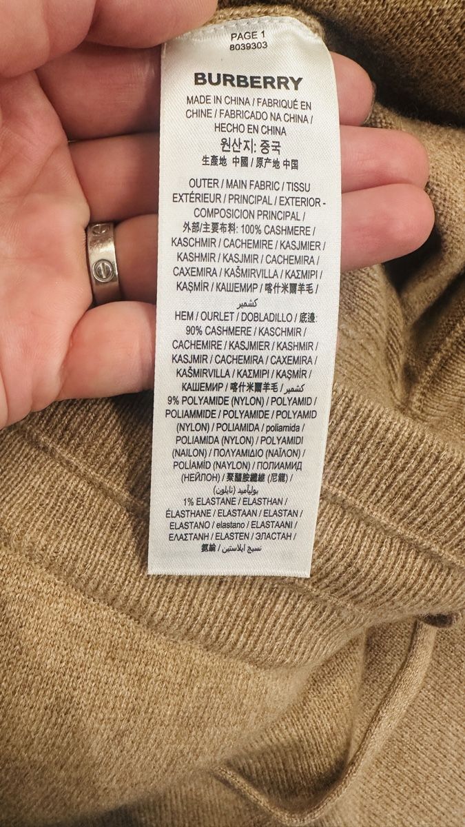 Burberry Pantaloni: Burberry Kasimir kurze Hosen NP 640.- – Nuovo e nell'imballaggio originale da Lachen SZ venduto da HelvetiaLuxury 7
