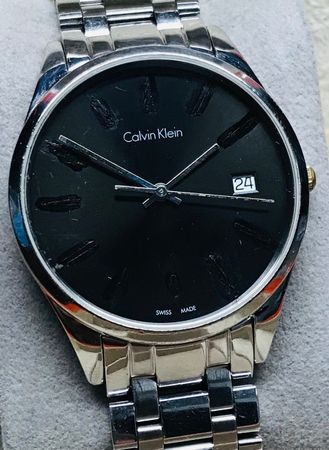 CALVIN KLEIN Herrenuhr Swiss-Made ( Quartz / 37 mm )