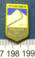 ENGADIN SKI MARATHON "TEILNEHMER" ANSTECKNADEL FAUDE
