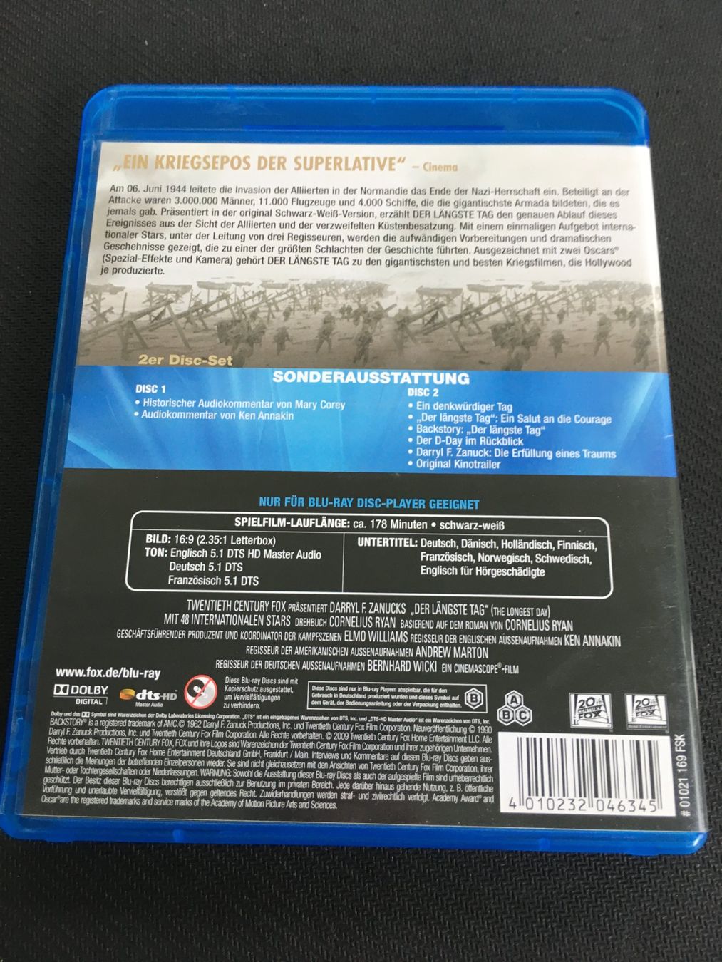 Tutti i DVDs: Der Längste Tag [Blu-ray] – Usato da St.Gallen venduto da MedienJoe 1