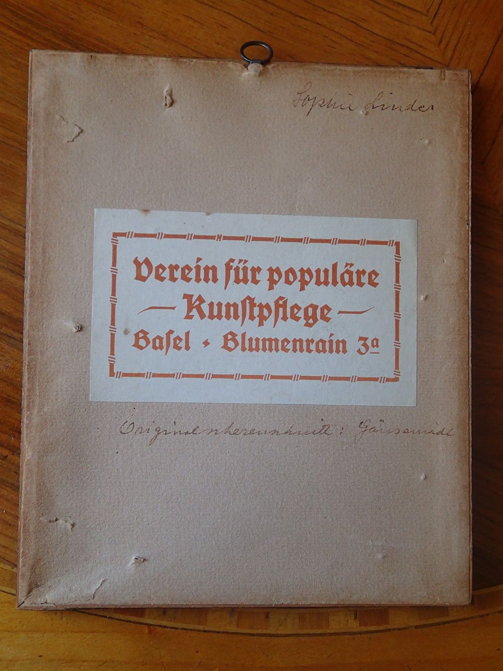 Grafica & Litografie: Josefine Allmayer  Orig. Scherenschnitt  handsigniert – Usato da Allschwil venduto da Salus17 1