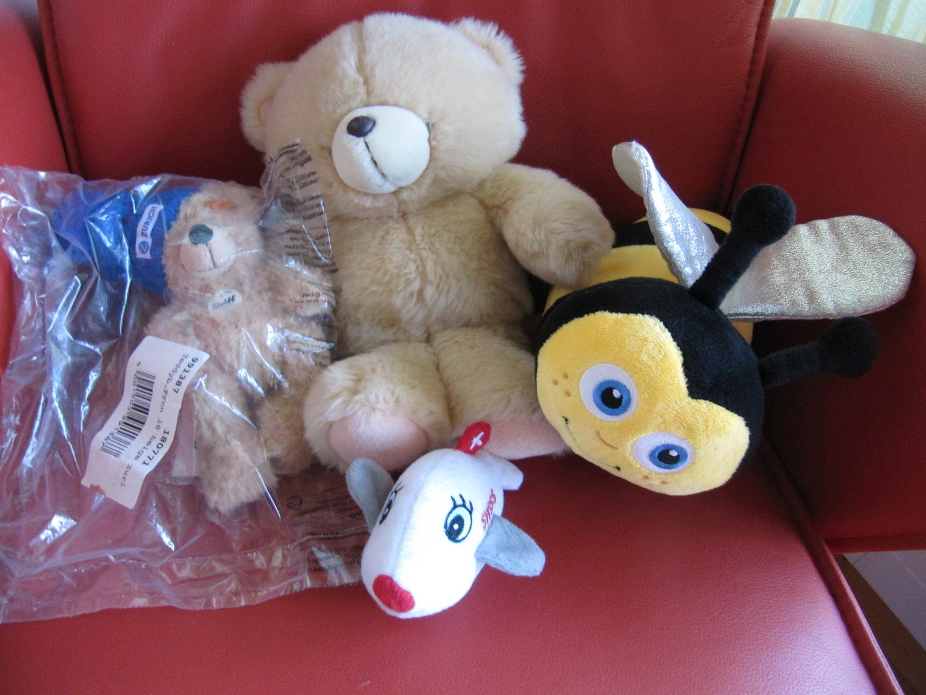 Giocattoli: 4 Plüschtiere: Biene Wespe Teddybär Steiff – Nuovo (secondo la descrizione) da Würenlos venduto da AustralisZ 2