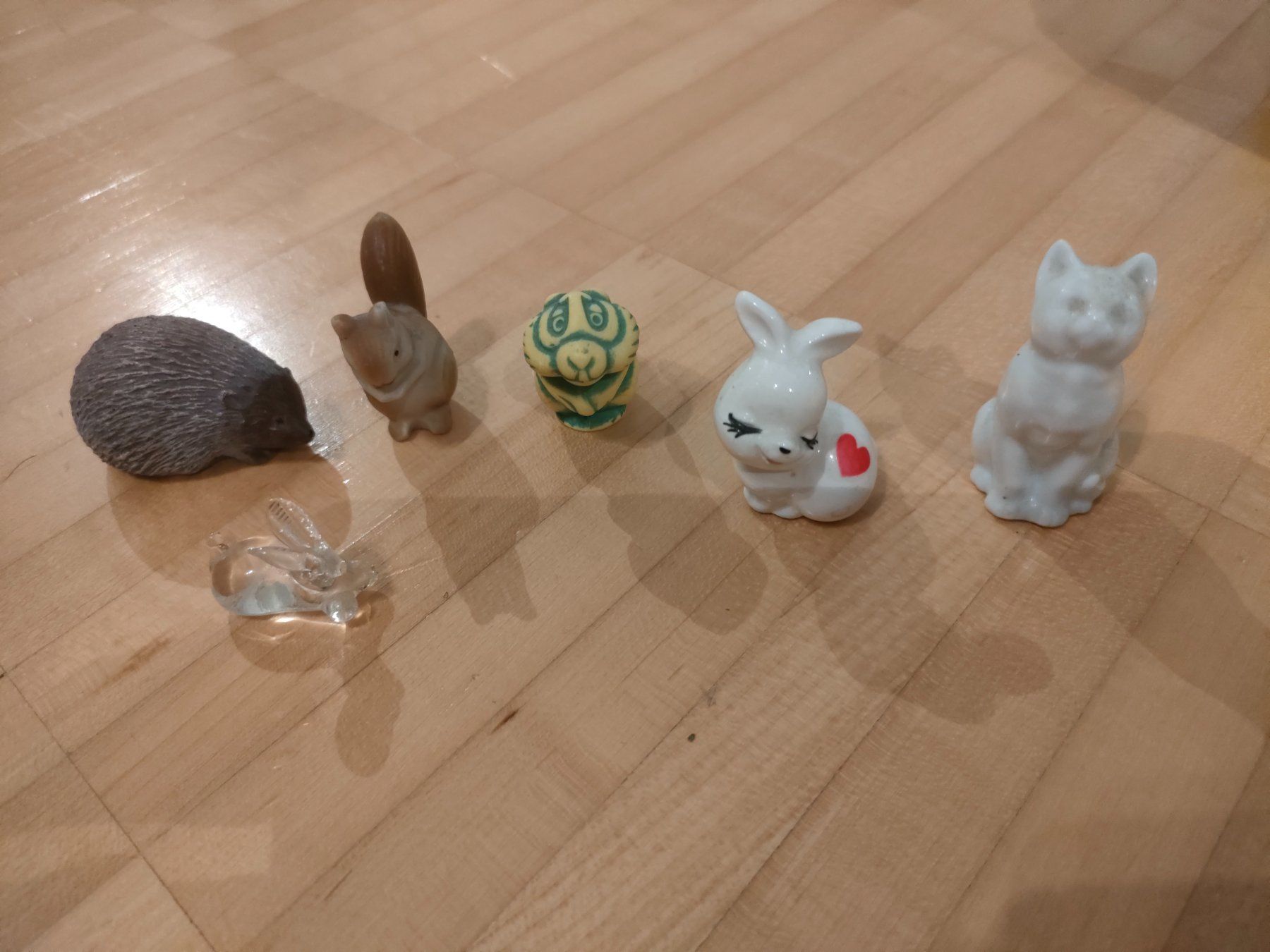 Figuren: Dekofiguren diverse Tiere (Katze, Igel,...) – Gebraucht aus Wiesendangen von s_er