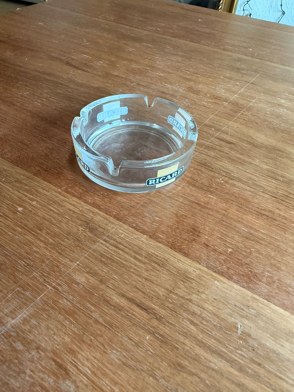 Portacenere: Cendrier ancien Ricard en verre – Usato da Genève venduto da math_cedra 1