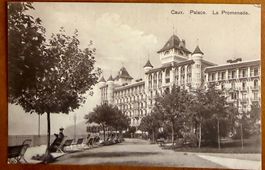Caux - Palace - Animée - Belle carte ancienne
