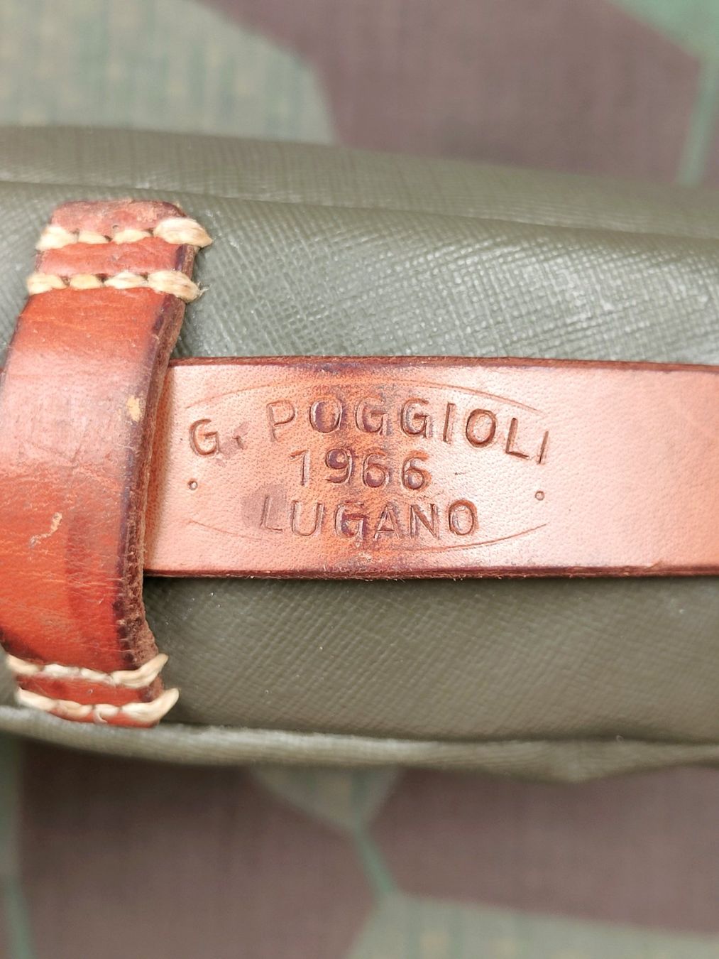 Schweizer Armee Uniformi: Labeflasche Ord. 1933, Variante 3 – Usato da Bauma venduto da SwissMilitaria 4