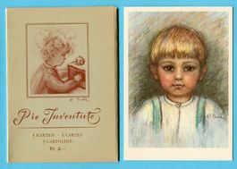 5 Pro Juventutekarten 1952 - original verpackt - Nr. 255-259