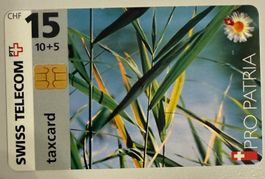 Swiss Telecom taxcard - Pro Patria