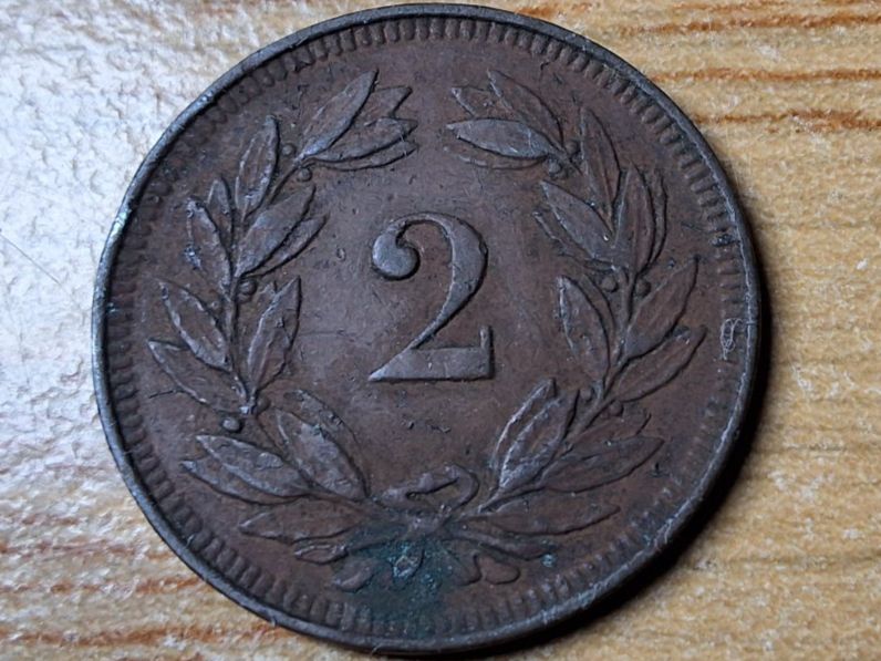 Alle Münzen: 2 Rappen 1912 – Gebraucht aus Münchenstein von purbach1 3