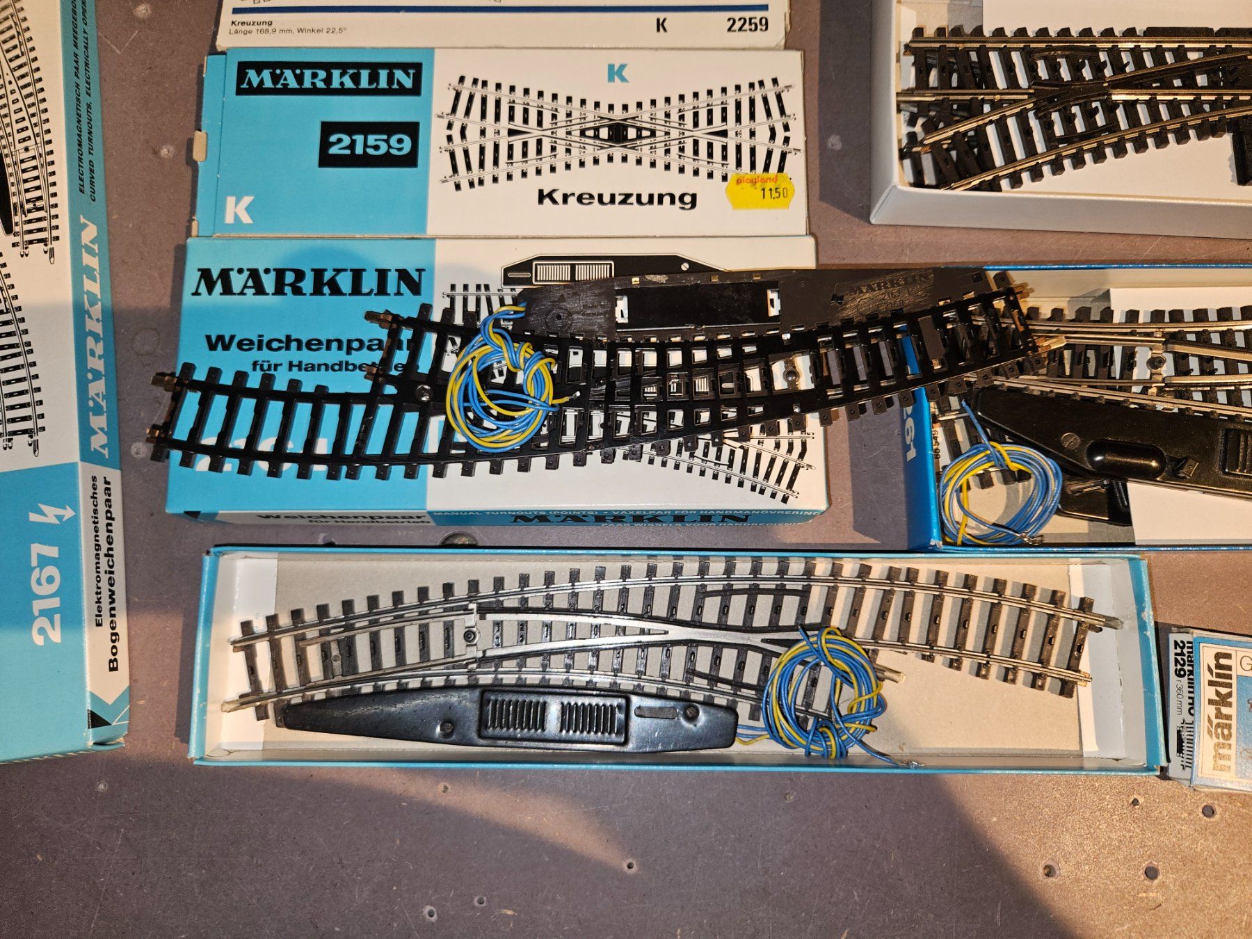 Märklin Modellini di ferrovie: Märklin K Gleise und Weichen  mit OVP – Usato da Bern venduto da lukas90pilze 7